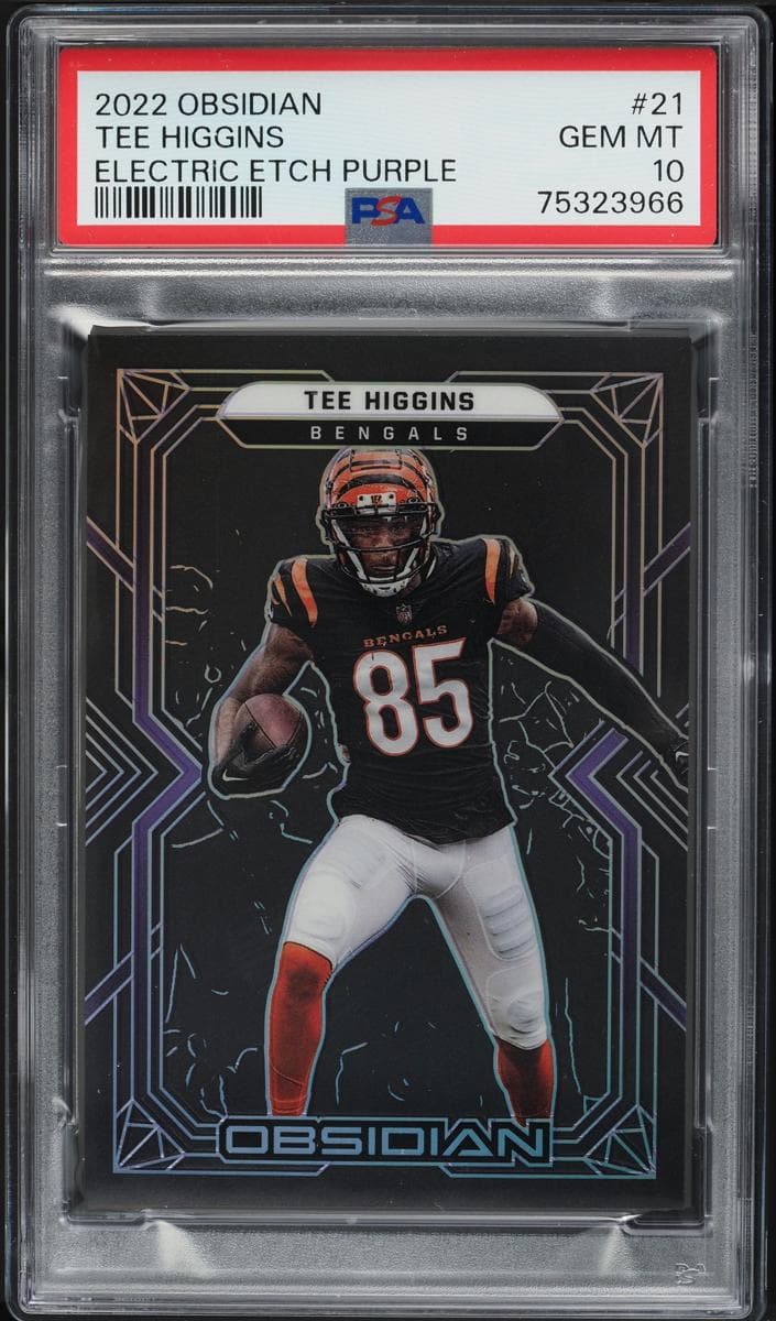 Tee Higgins 2022 panini Panini Obsidian