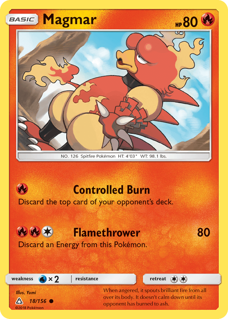 Magmar 2018 Pokemon