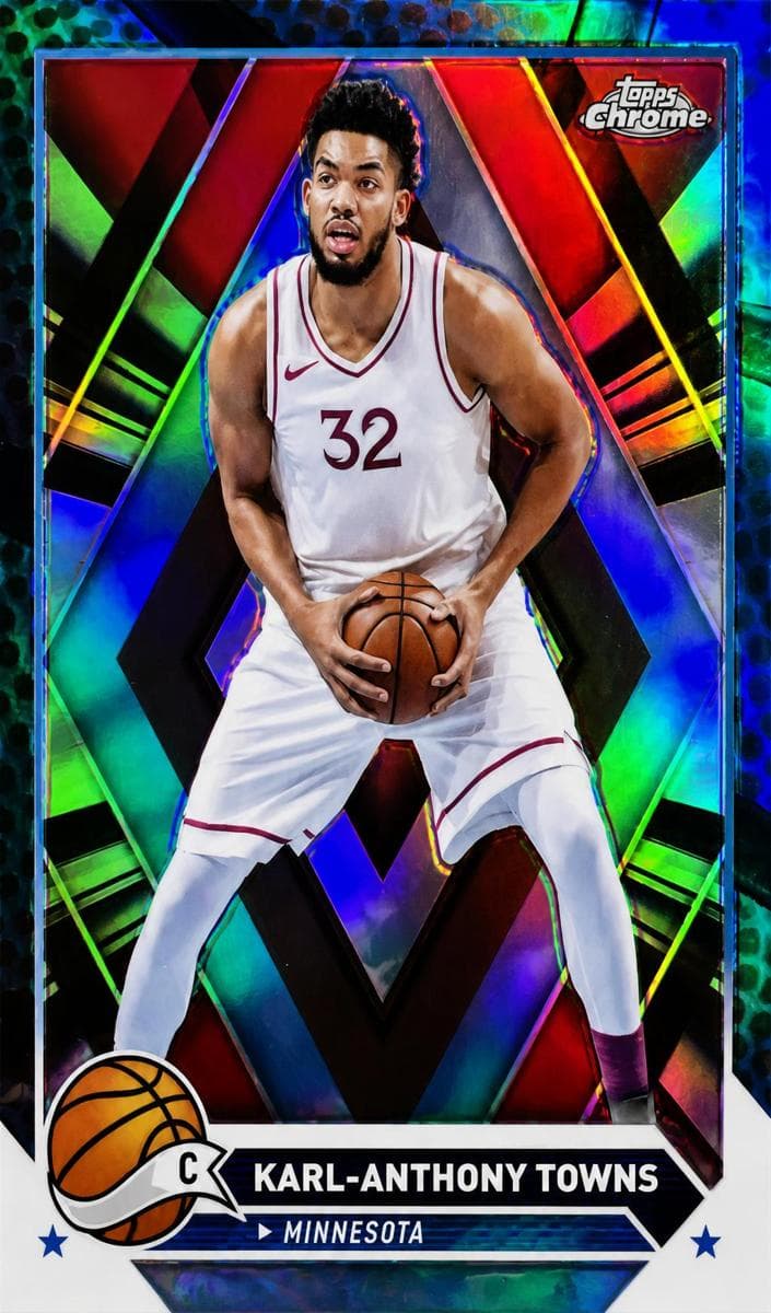 Karl-Anthony Towns 2023 topps Topps Chrome