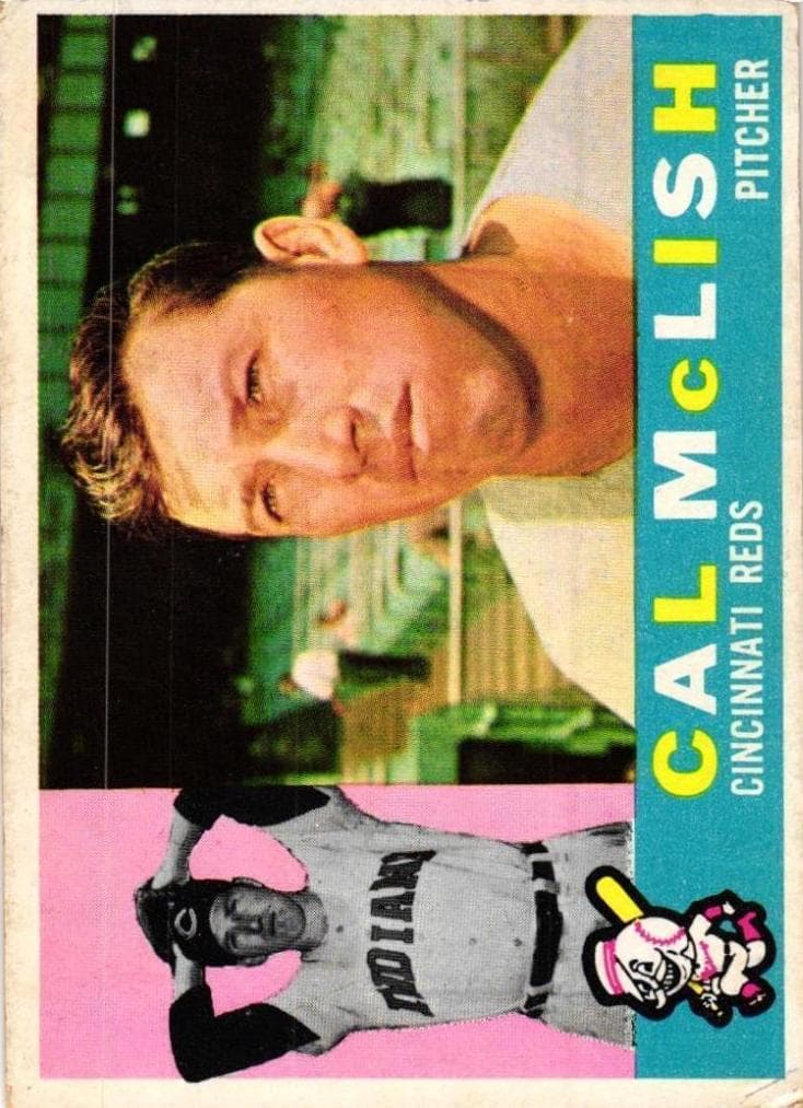Cal McLish 1960 topps Topps