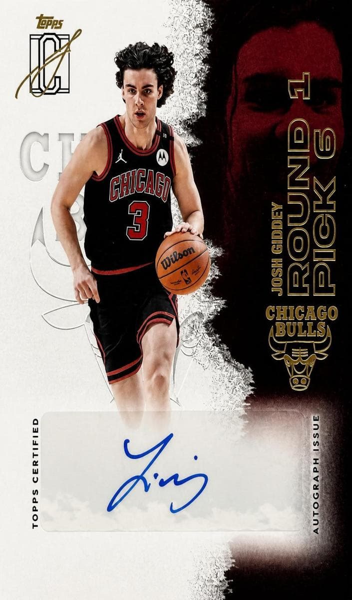 Josh Giddey 2025 topps Topps Signature Class