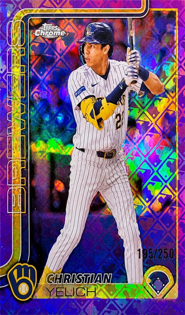 Christian Yelich 2025 bowman Chrome