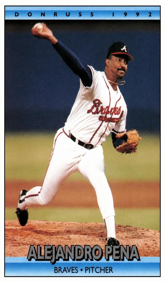 Alejandro Pena 1992 panini Donruss