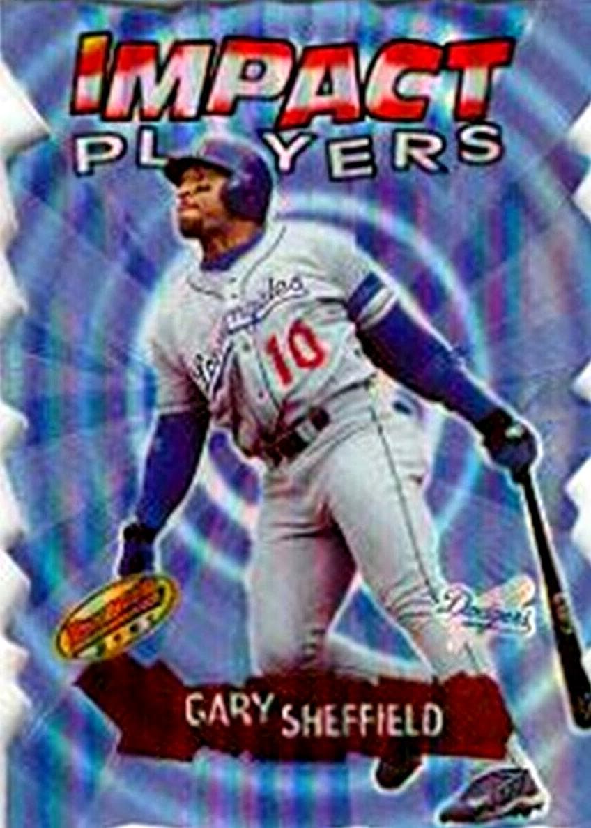 Gary Sheffield 2001 bowman Bowman's Best