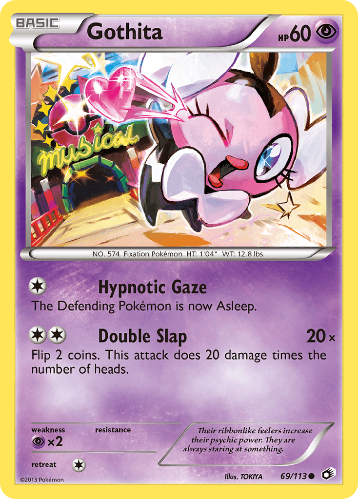 Gothita 2013 Pokemon Legendary Treasures