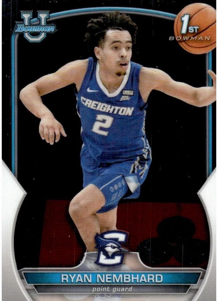 Ryan Nembhard 2022 bowman Bowman University Chrome