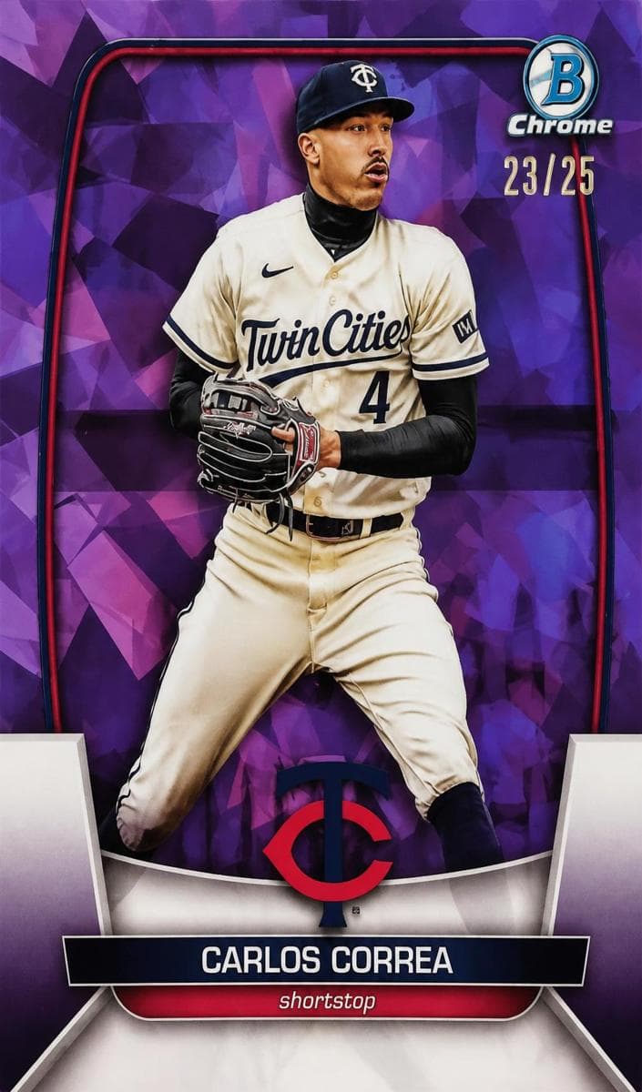 Carlos Correa 2023 bowman Bowman Chrome
