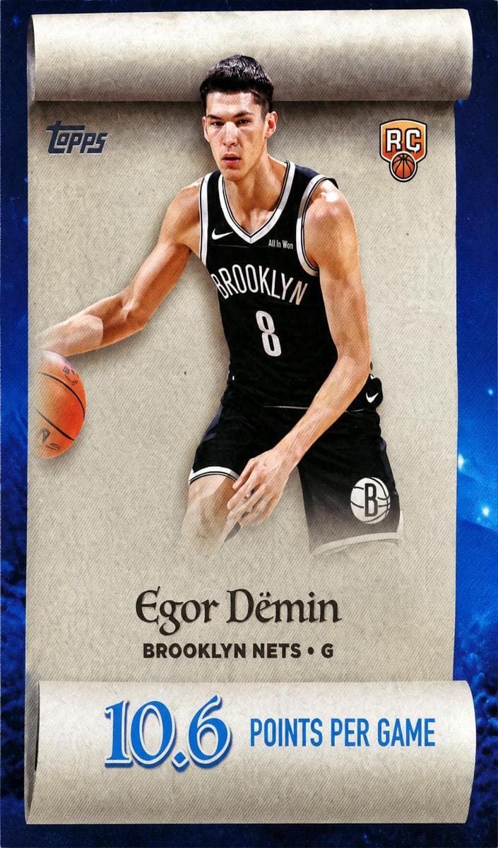 Egor Demin 2025 topps Topps Holiday