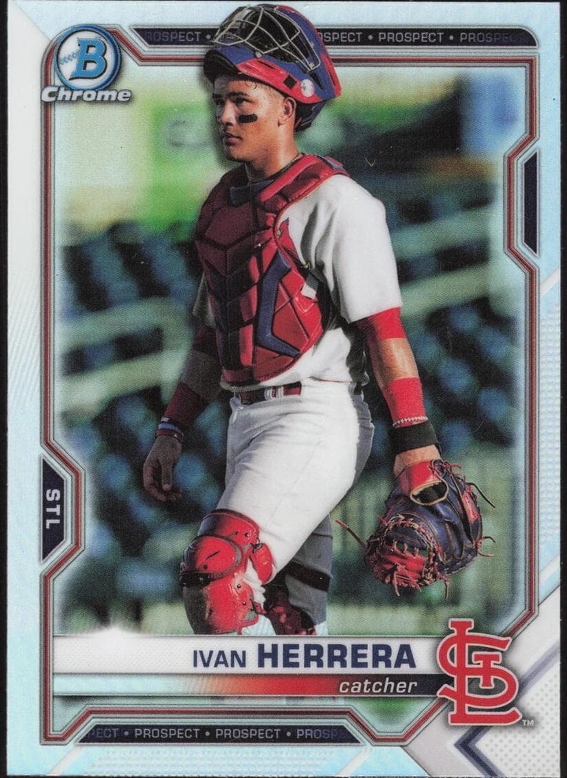 Ivan Herrera 2021 bowman Bowman Draft Sapphire Edition
