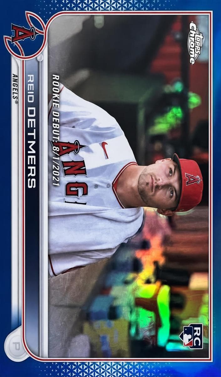 Reid Detmers 2022 topps Topps Chrome Update