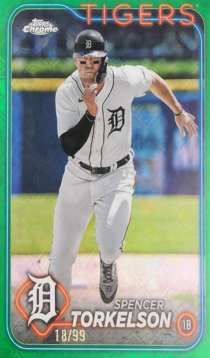Spencer Torkelson 2024 topps Topps Chrome Logofractor Edition