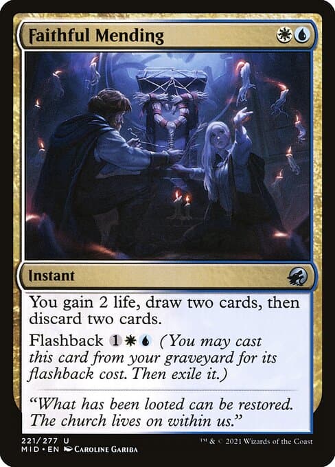 Faithful Mending 2022 Magic: The Gathering Innistrad: Double Feature