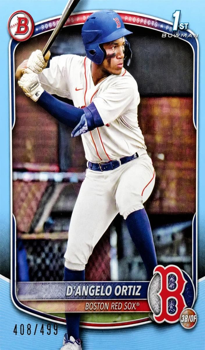 D'angelo Ortiz trading card
