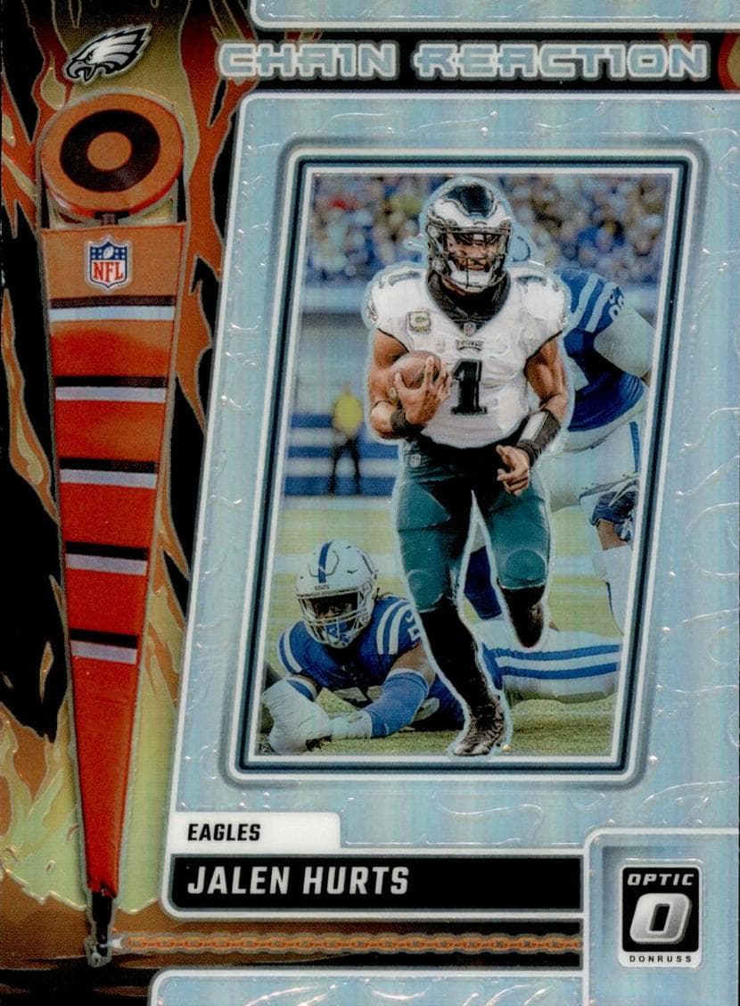 Jalen Hurts 2023 panini Panini Donruss Optic