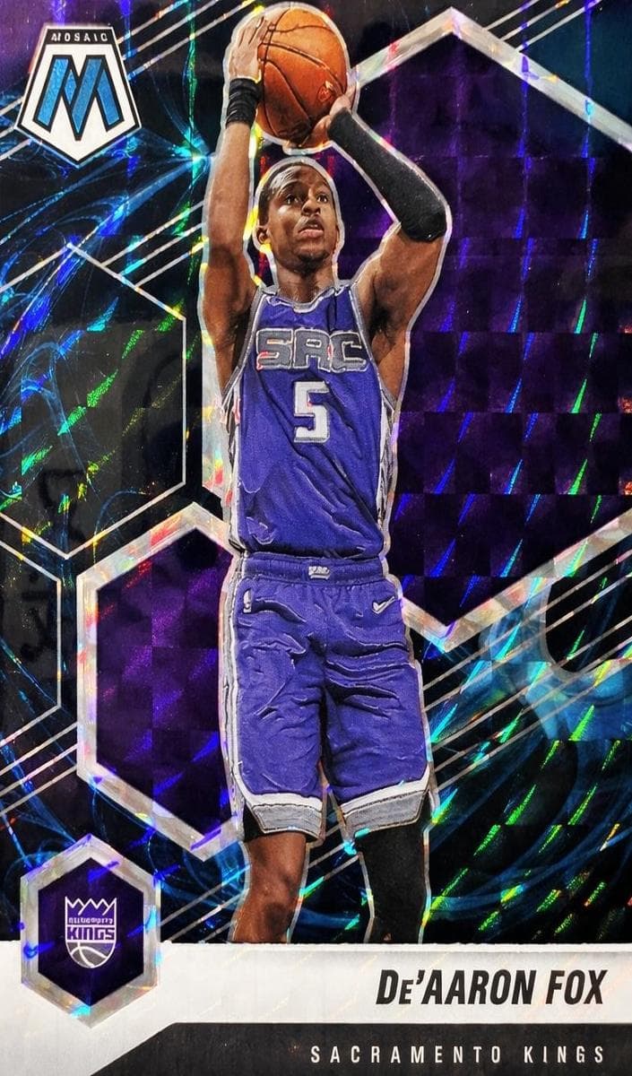 De'Aaron Fox 2020 panini Panini Mosaic