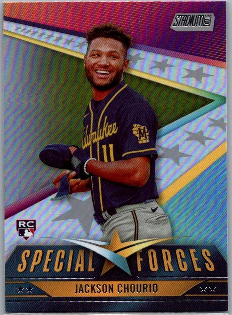 Jackson Chourio 2024 topps Stadium Club