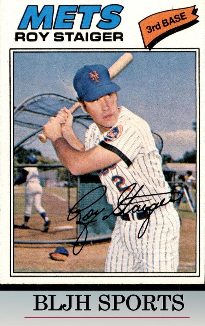 Roy Staiger 1977 topps Topps