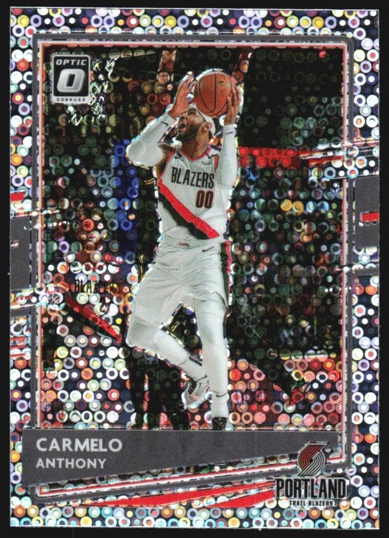 Carmelo Anthony 2020 panini Donruss Optic