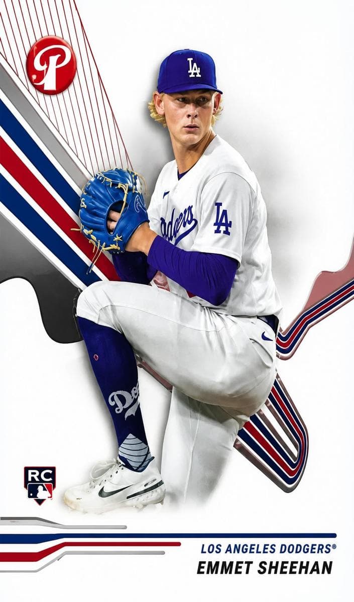 Emmet Sheehan trading card
