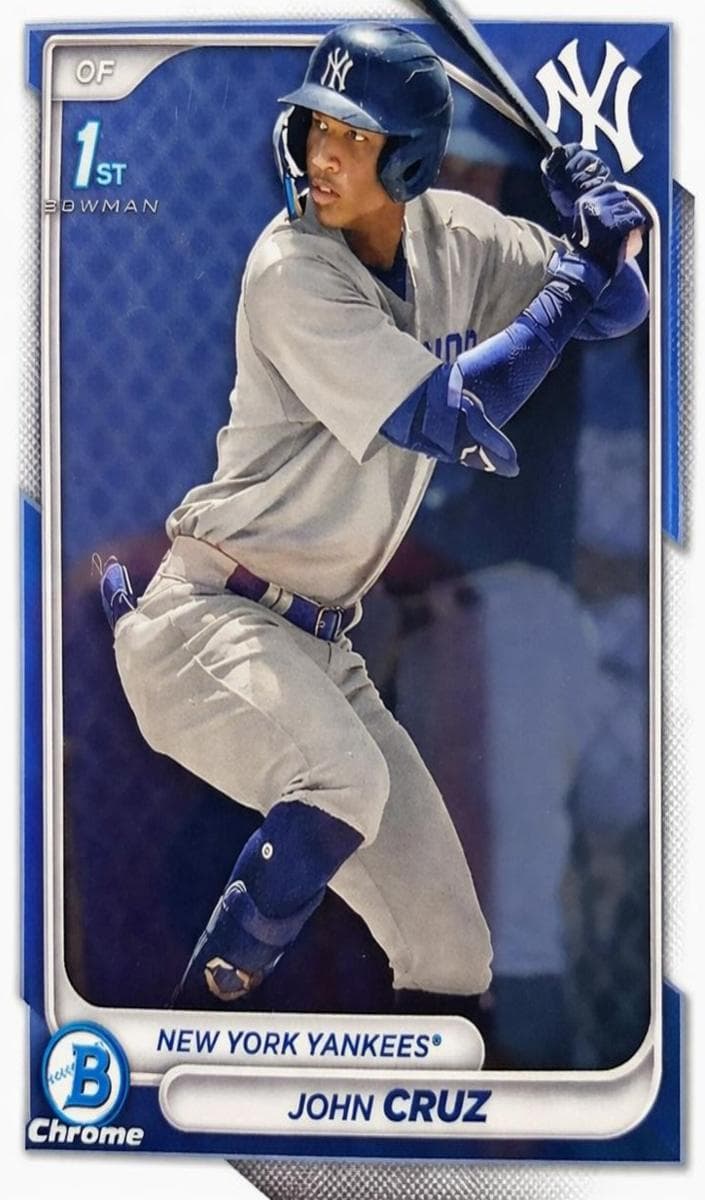 John Cruz trading card