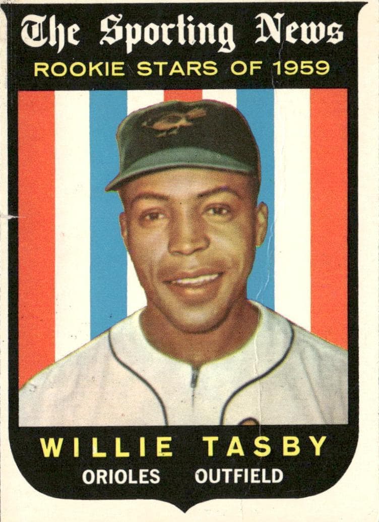 Willie Tasby 1959 topps Topps