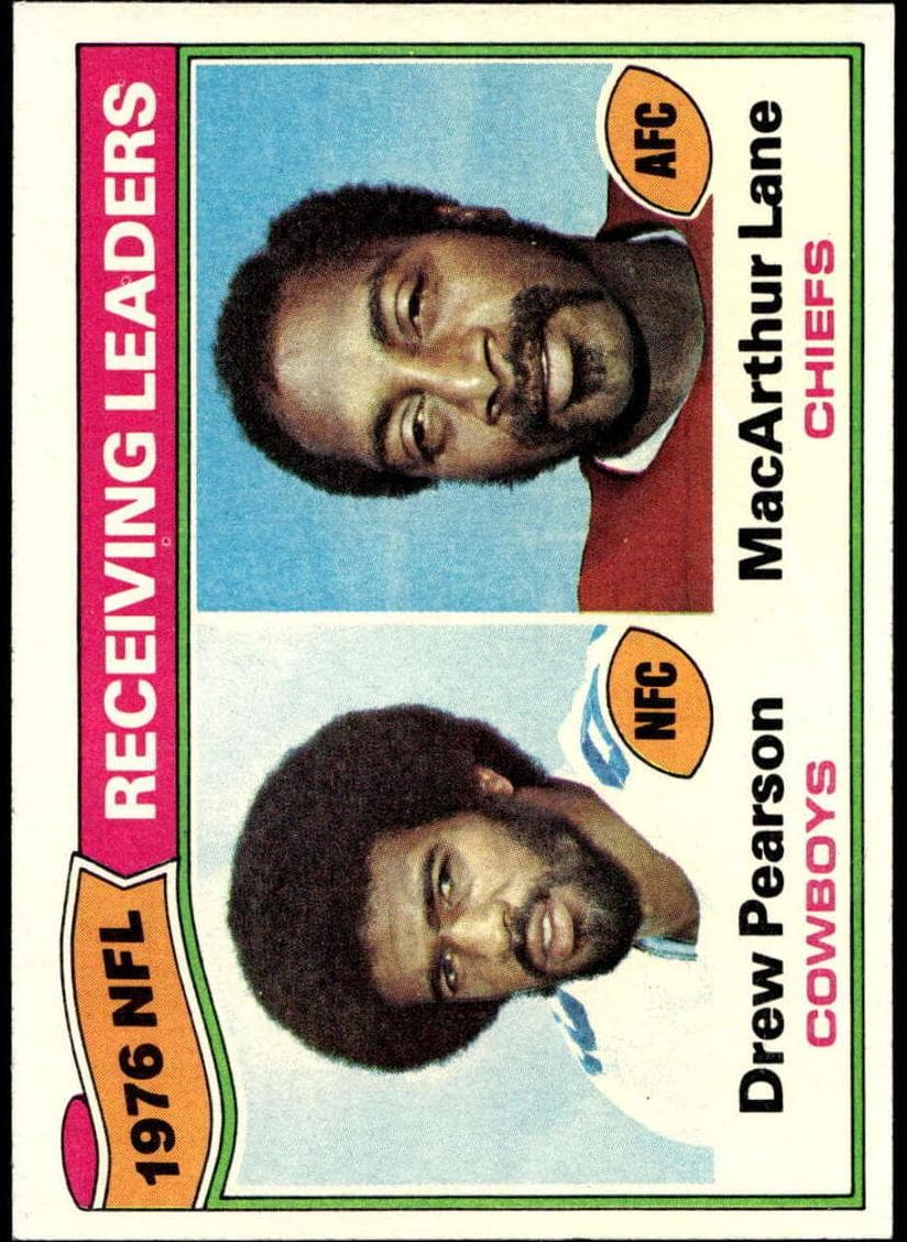 1976 Receiving Leaders (Drew Pearson / MacArthur Lane) #2
