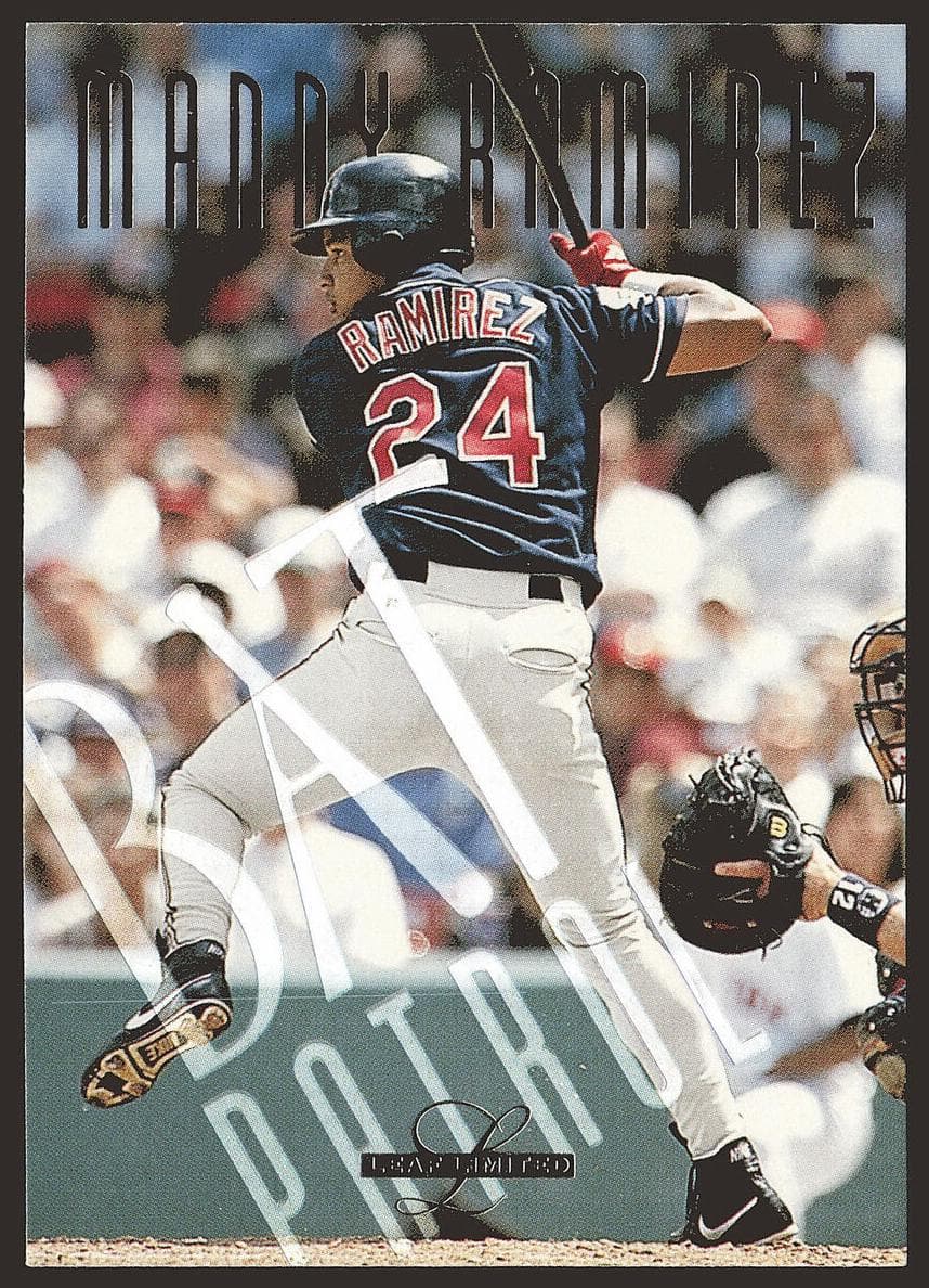 Manny Ramirez 1995 leaf Leaf Limited