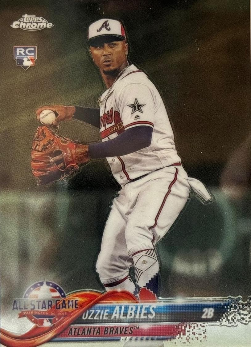 Ozzie Albies 2018 topps Topps Chrome Update