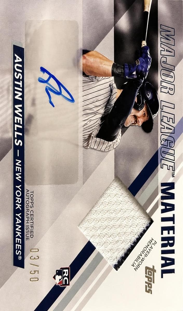 Austin Wells 2024 topps Topps Update