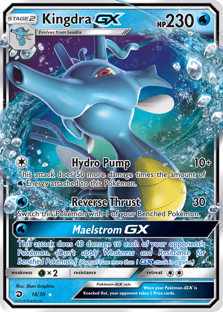 Kingdra GX 2018 Pokemon