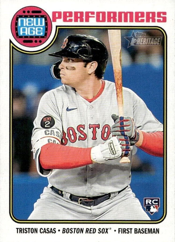 Triston Casas 2023 topps Topps Heritage