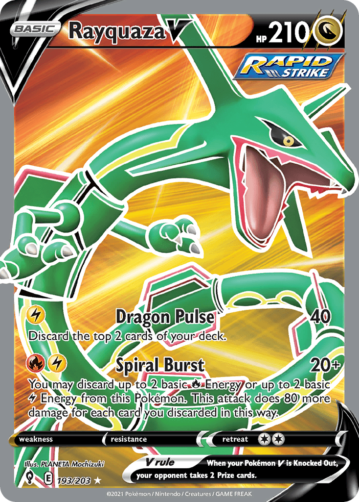 Rayquaza V 2021 Pokemon