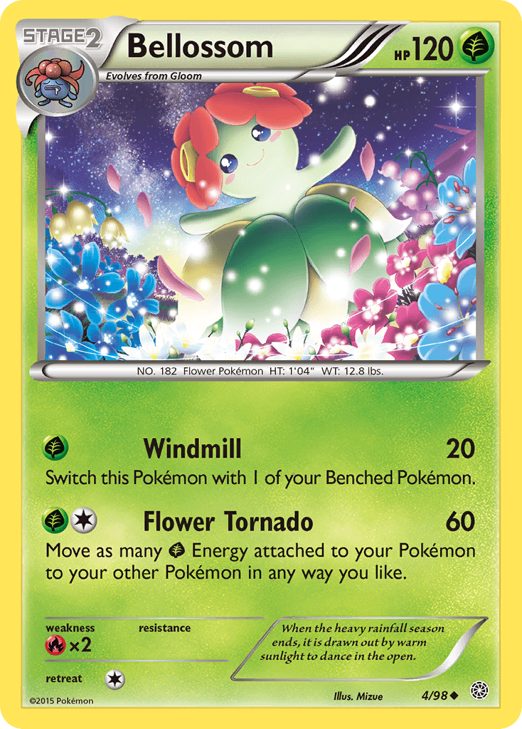Bellossom 2001 Pokemon