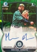 Michael Arroyo 2023 bowman Bowman Sapphire Edition