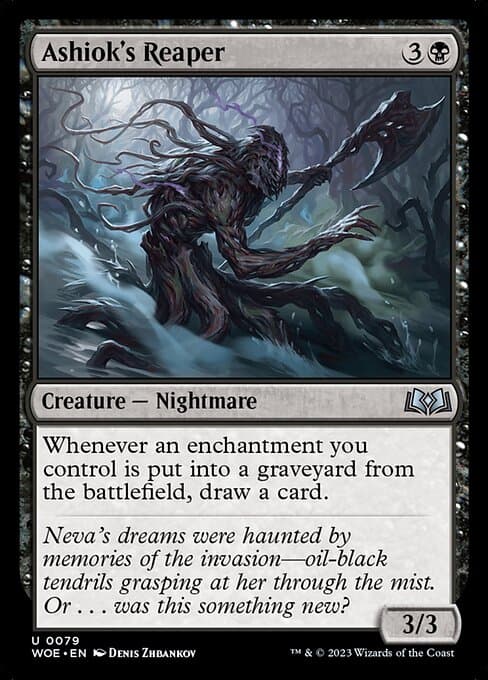 Ashiok's Reaper 2023 Magic: The Gathering Wilds of Eldraine