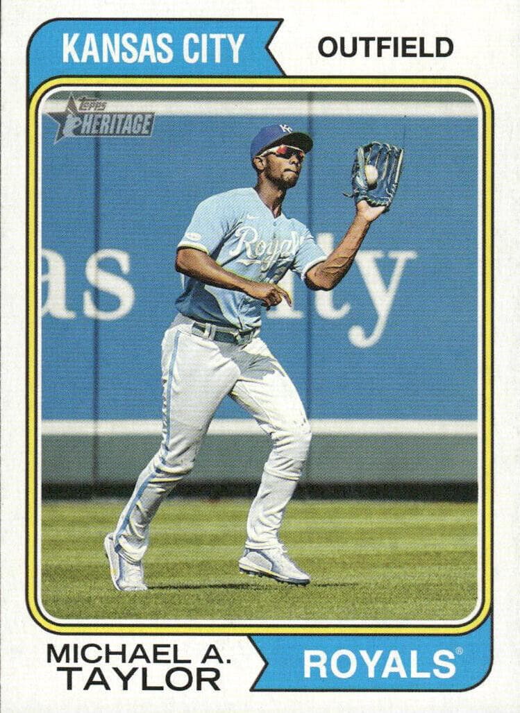 Michael A. Taylor 2023 topps Topps Heritage