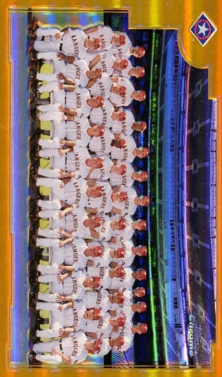 Texas Rangers 2001 topps Topps Chrome