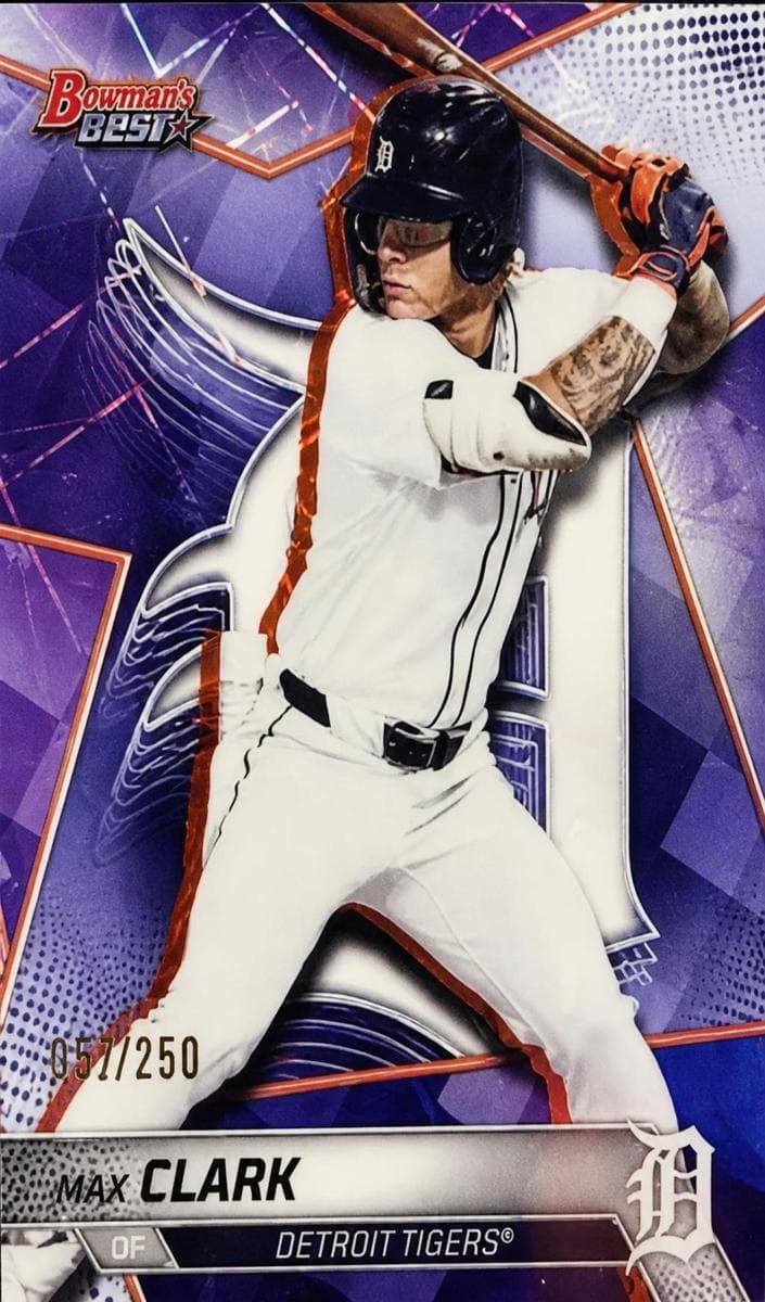 Max Clark 2025 bowman Bowman Best