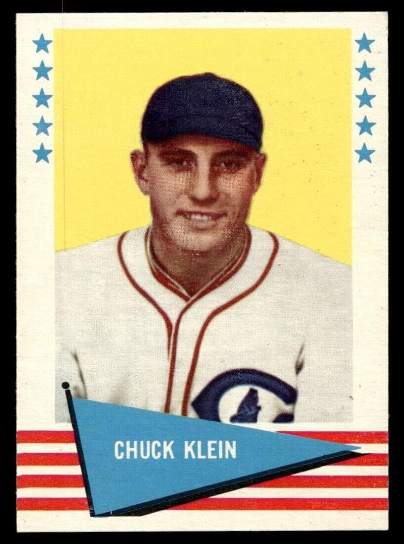 Chuck Klein 1961 fleer