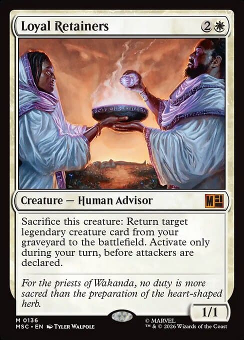 Loyal Retainers 2015 Magic: The Gathering Legendary Cube Prize