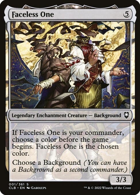 Faceless One 2022 Magic: The Gathering Commander Legends: Battle for Baldur's Gate