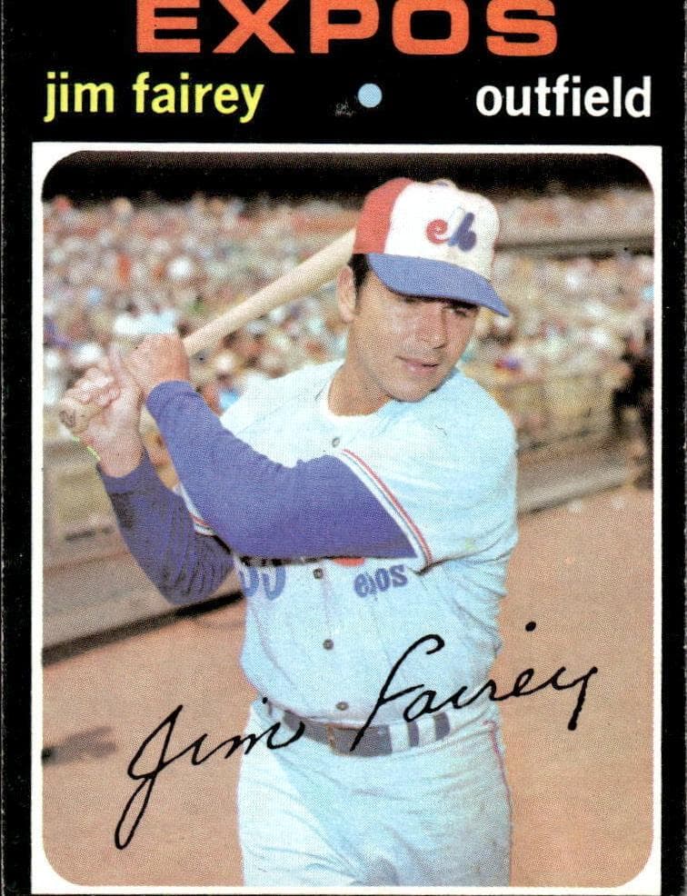 Jim Fairey 1971 topps Topps