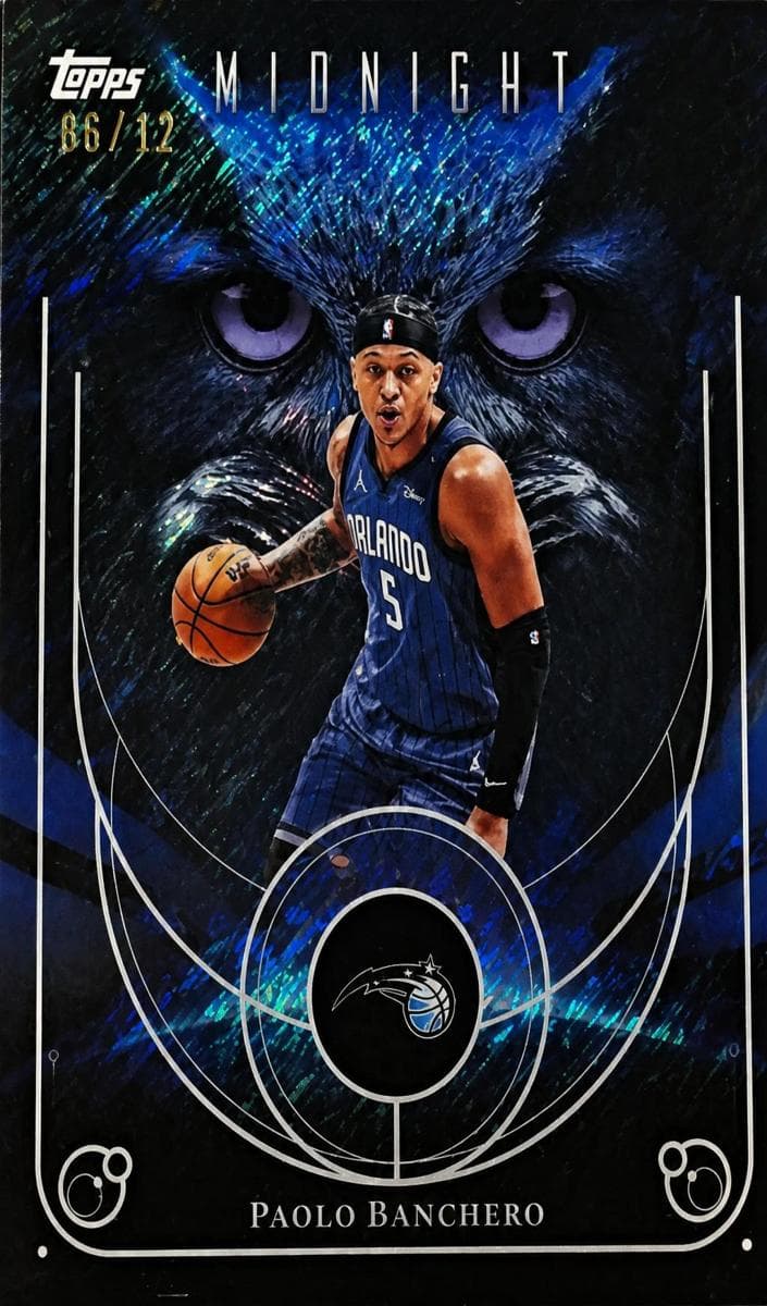 Paolo Banchero 2025 topps Topps Midnight