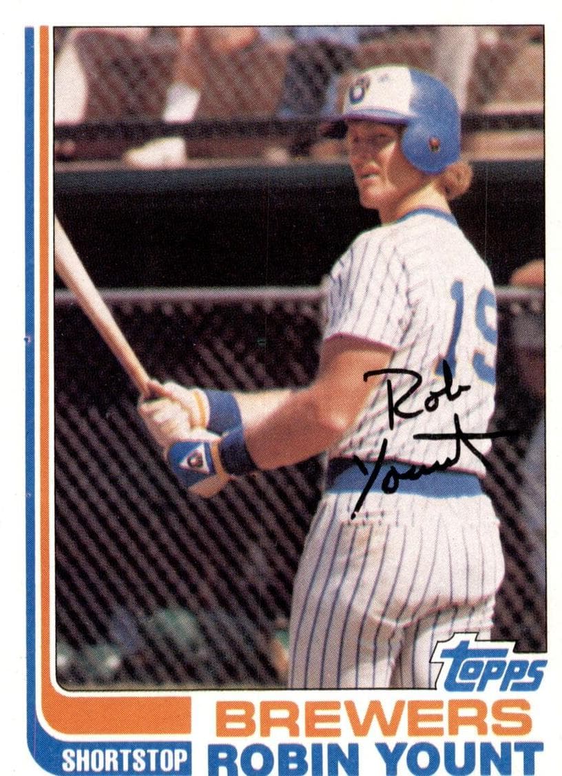Robin Yount 1982 topps Topps