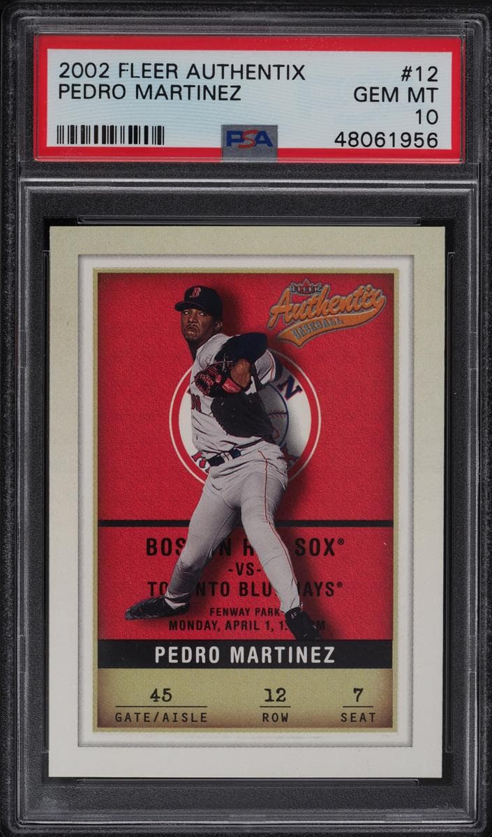 Pedro Martinez 2002 fleer