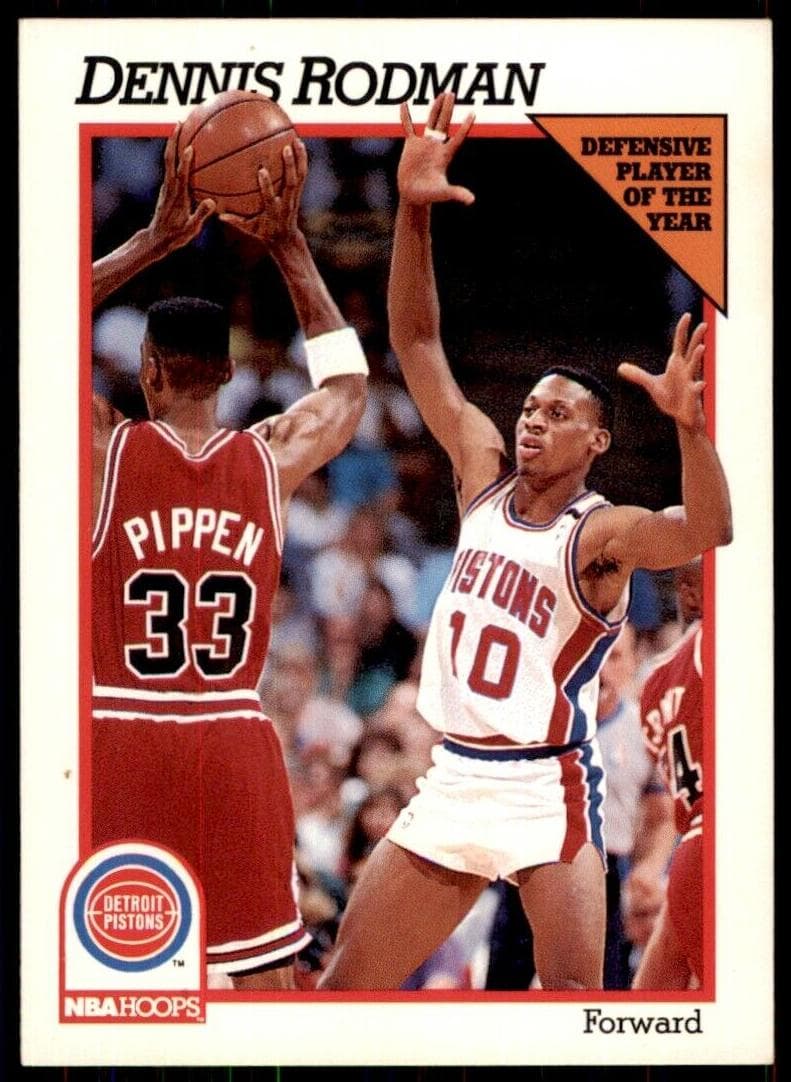 Dennis Rodman 1991 panini Hoops