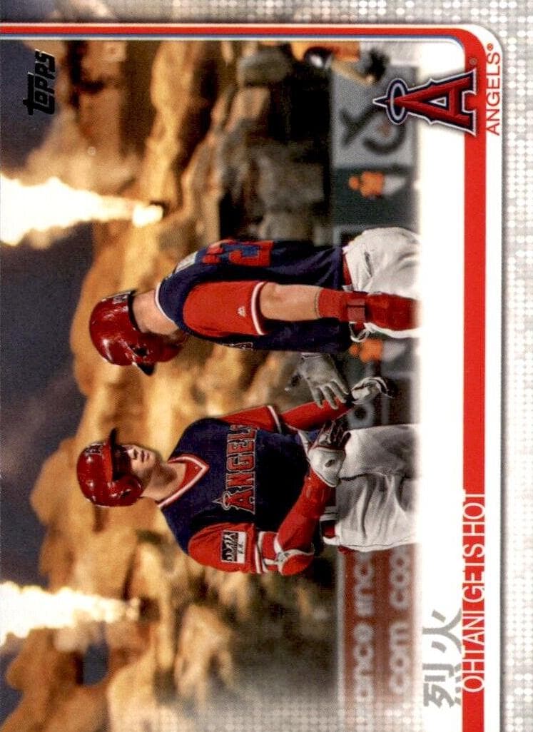 烈火 Ohtani Gets Hot 2019 topps Topps