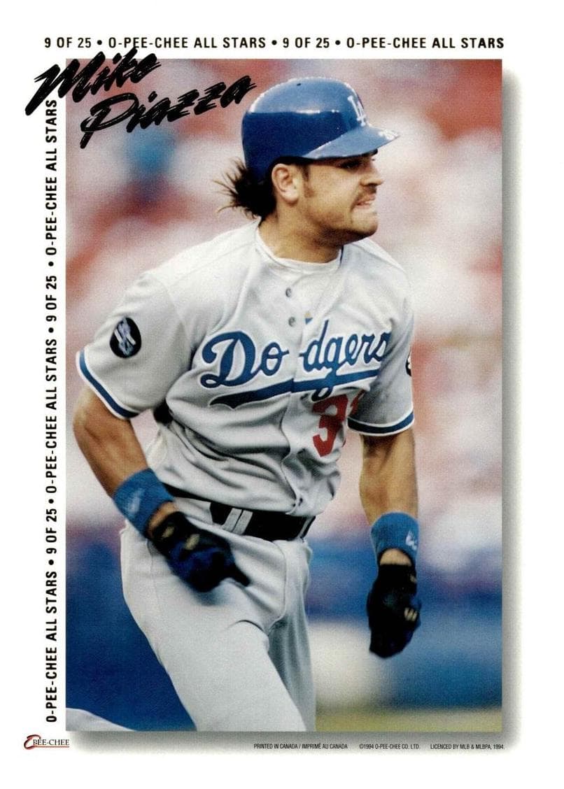 Mike Piazza 1994 topps O-Pee-Chee