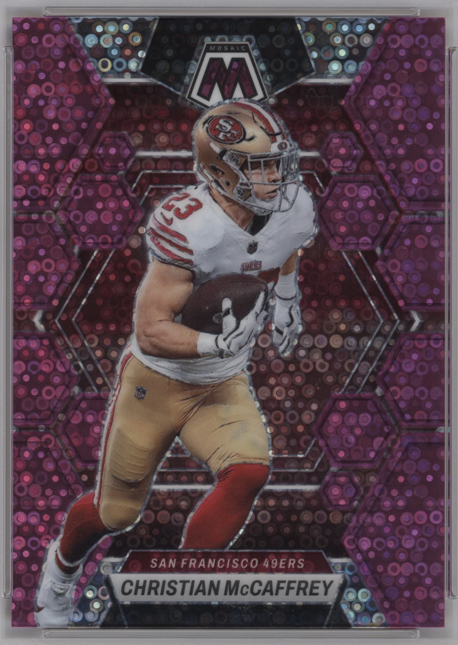 Christian McCaffrey 2023 panini Panini Mosaic