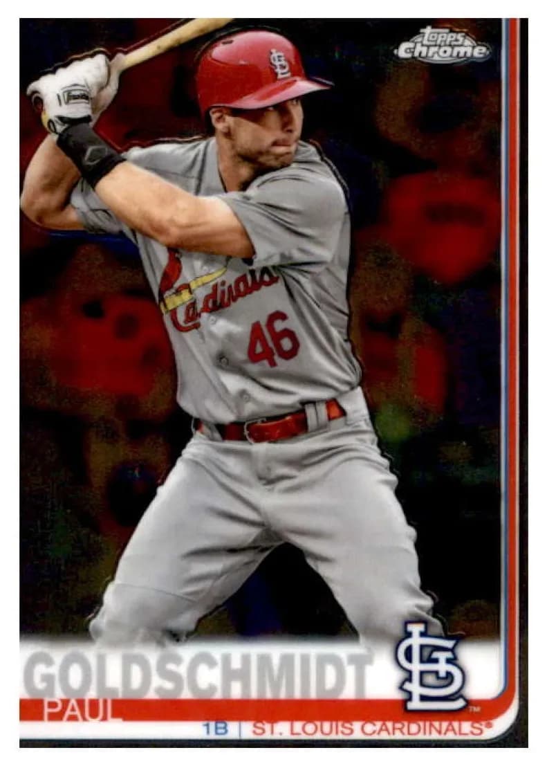 Paul Goldschmidt 2019 topps Topps Chrome